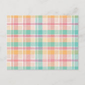 数々の色プ市松模様にライド シーズンポストカード (正面)