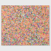 数々の色モザイクグモダンリットグリッター#5 ラッピングペーパー (フラット)