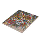 数々の色モザイクスタイルCat 699デジタルアート タイル (側面)