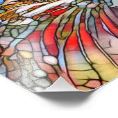 数々の色モザイクスタイルCat 699デジタルアート フォトプリント (角)