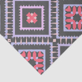 数々の色モザイクボホ民族幾何学模様 薄葉紙 (詳細)