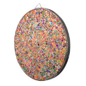 数々の色モザイクモダングリットグリッター#5 ダーツボード (正面右)