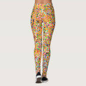 数々の色モザイクモダングリットグリッター#9 レギンス (裏面)