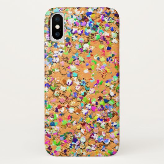 数々の色モザイクモダングリットグリッター#9 Case-Mate iPhoneケース (裏面)
