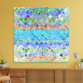 数々の色モザイク模様#2 キャンバスプリント (インサイチュ (リビング))