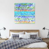 数々の色モザイク模様#2 キャンバスプリント (インサイチュ (寝室))