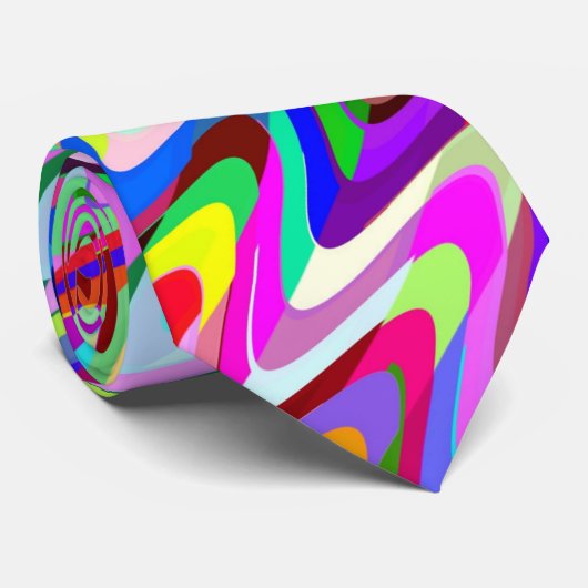 数々の色モザイク波パターン#10 ネクタイ (ロール)