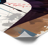 数々の色モダン仏 ポスター (角)