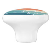 数々の色レトロスタイル波 セラミックノブ (側面)
