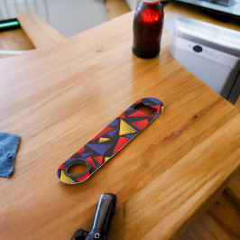 数々の色三角形パターン スピード栓抜き