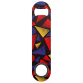 数々の色三角形パターン スピード栓抜き (裏面)