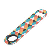 数々の色三角形パターン スピード栓抜き (正面アングル)