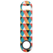 数々の色三角形パターン スピード栓抜き (裏面)