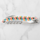 数々の色三角形パターン ソムリエナイフ (裏面)