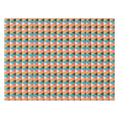 数々の色三角形パターン テーブルクロス (正面(横))