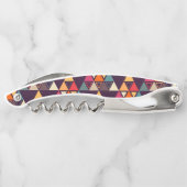 数々の色三角形状切削板 ソムリエナイフ (裏面)