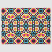 数々の色可愛いトレンディー幾何学模様 薄葉紙 (正面)