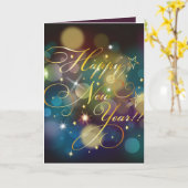 数々の色年賀状 カード (黄色い花)