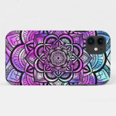 数々の色幾何学模様フローラマンダラプリント Case-Mate iPhoneケース (裏面(横))