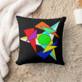 数々の色幾何星爆発 クッション (ブランケット)