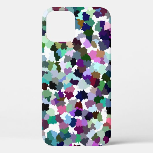 数々の色抽象芸術結晶パターン Case-Mate iPhoneケース (裏面)