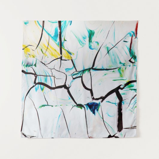数々の色抽象芸術絵画 タペストリー (正面)
