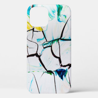 数々の色抽象芸術絵画 iPhone 12ケース