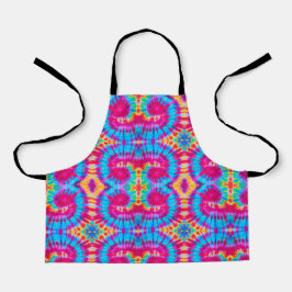 数々の色柄タイ染性ビア エプロン