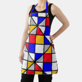 数々の色正方形 エプロン (インサイチュ)