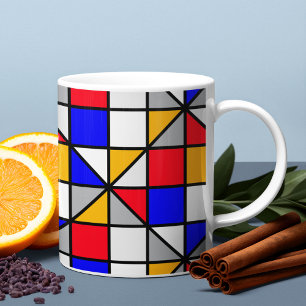 数々の色正方形 コーヒーマグカップ