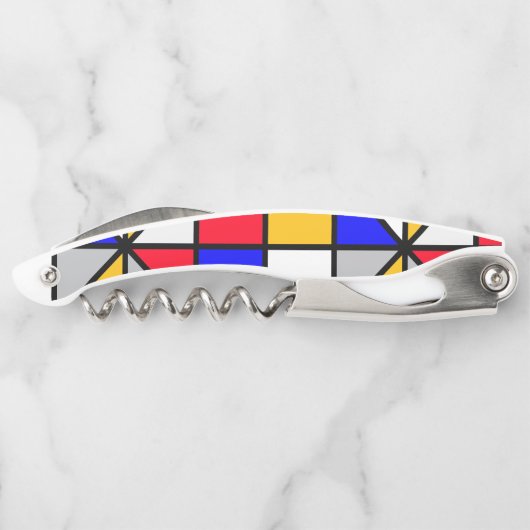 数々の色正方形 ソムリエナイフ (裏面)