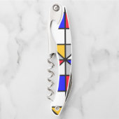 数々の色正方形 ソムリエナイフ (正面)