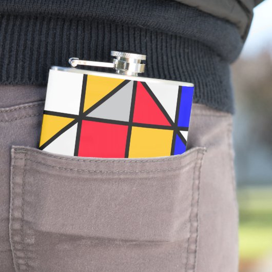 数々の色正方形 フラスク (インサイチュ)