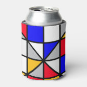 数々の色正方形 缶クーラー (缶正面)