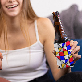 数々の色正方形 缶クーラー