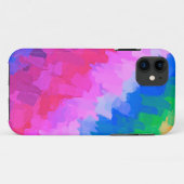 数々の色水色抽象芸術背景#2 Case-Mate iPhoneケース (裏面(横))