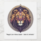 数々の色獅子飲食品ラベルセット ワインラベル (シングルラベル)