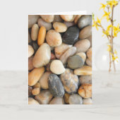 数々の色石 カード (黄色い花)