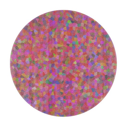 数々の色紙吹雪デザイン    カッティングボード (正面)