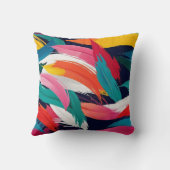 数々の色絵を描効果パーティー誕生日 クッション (裏面)