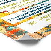 数々の色絵を描抽象芸術、ギャラリー ポスター (角)