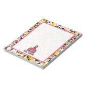 数々の色絵を描（ばちゃばちゃ）跳ねる先生 ノートパッド (回転)