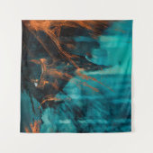 数々の色絵画の タペストリー (正面(横))