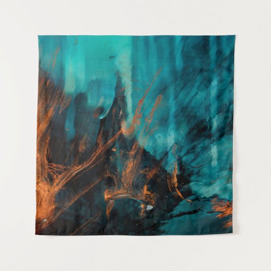 数々の色絵画の タペストリー (正面)