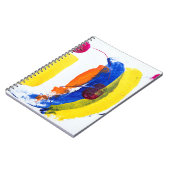 数々の色絵画の ノートブック (左側)