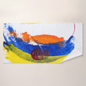 数々の色絵画の バスタオル (バスタオル)