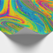 数々の色絵画の ラッピングペーパー (角)
