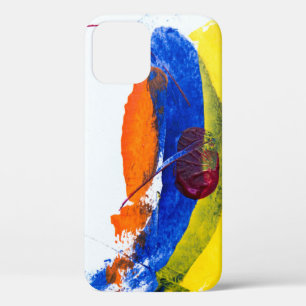 数々の色絵画の iPhone 12ケース