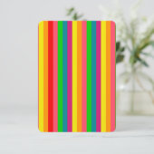 数々の色虹の垂直ストライプパターン (スタンド正面)