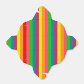 数々の色虹の垂直ストライプパターン フェイバーボックス (折り畳みなし)